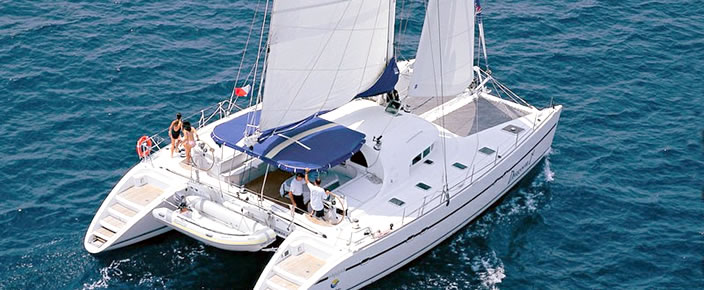 Frete de catamarans